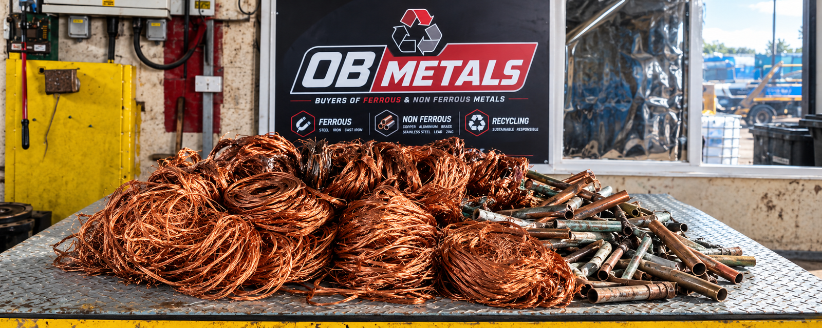 OB Metals scrap metal scale and copper in Liverpool